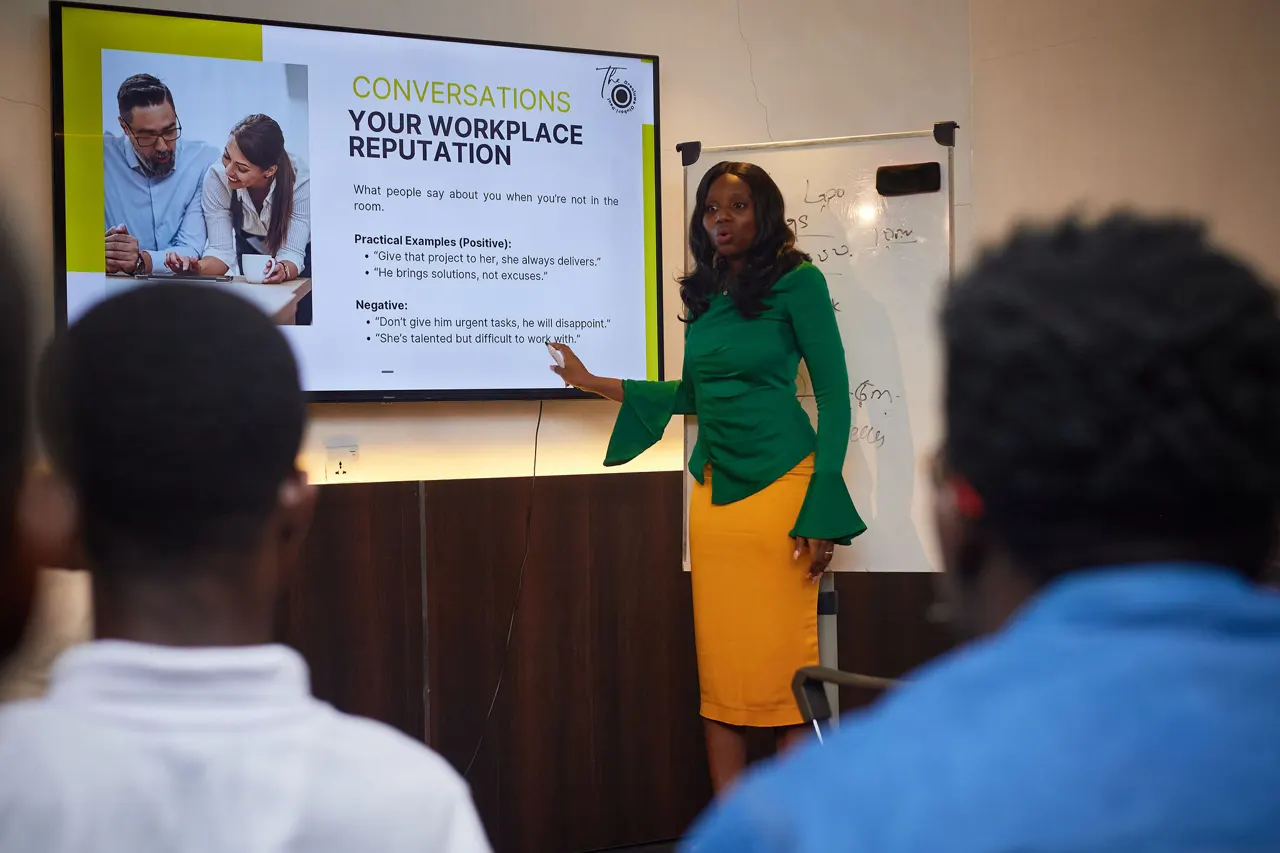 One-to-one style career guidance at a Work Ready session