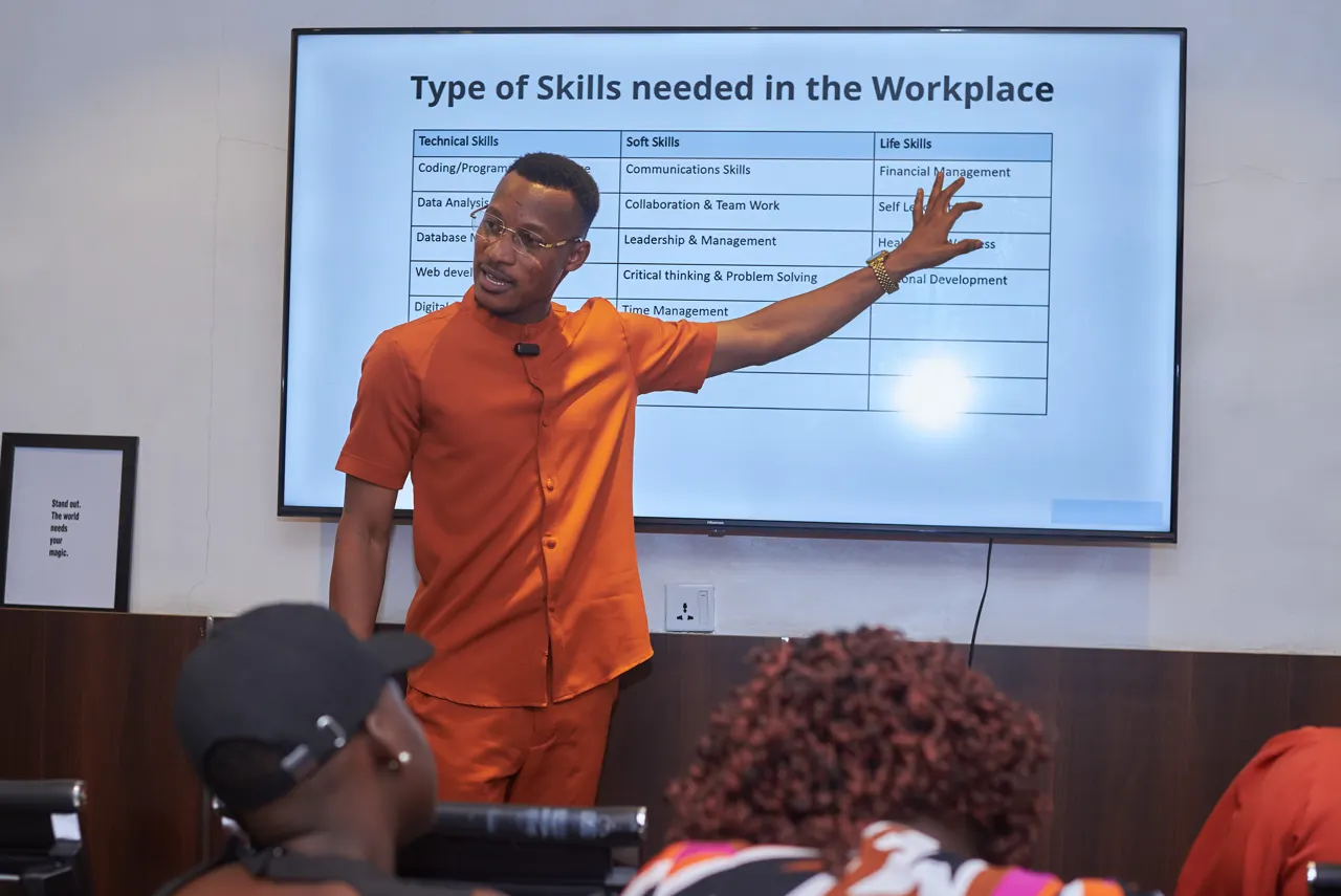 A session on the skills employers need in the workplace